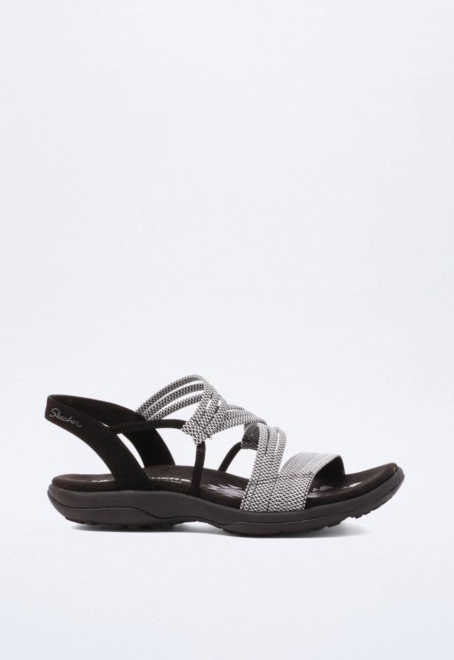 Sandalia de mujer negro Skechers 41180