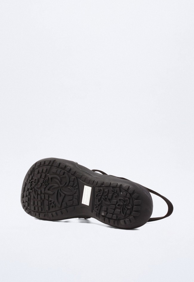 Sandalia de mujer negro Skechers 41180