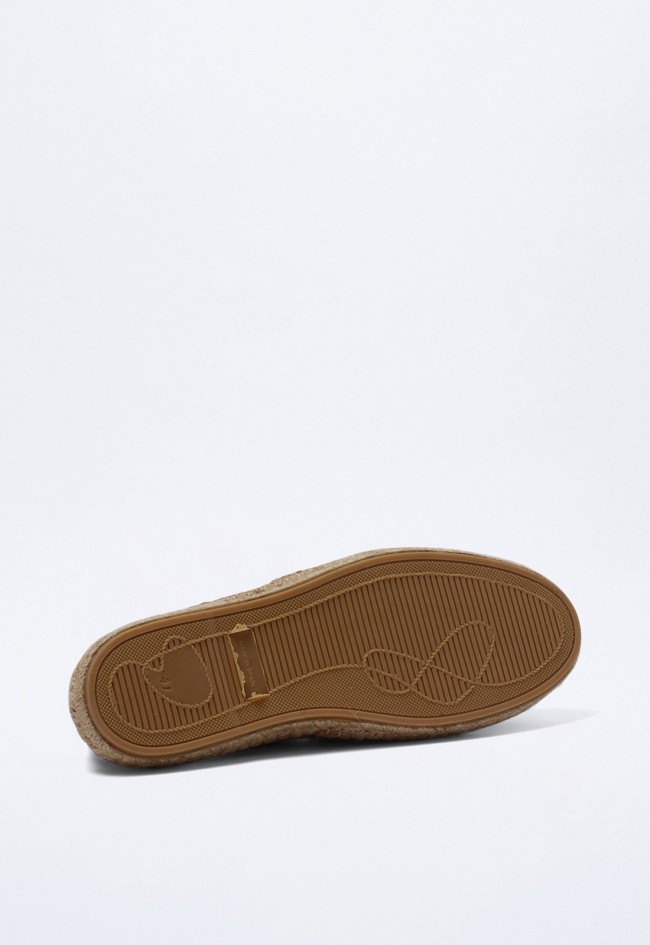 Alpargata de hombre tostado Benson 82545