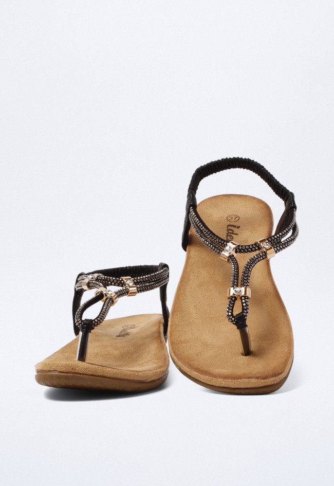 Sandalia de mujer negro Why Pink? 60-416