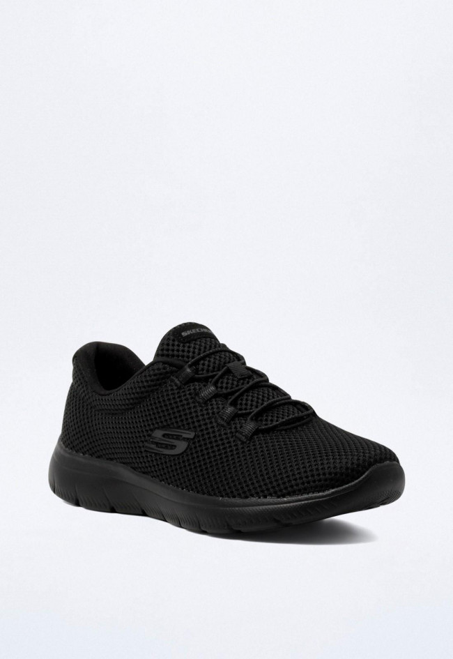 Deportivo de mujer negro Skechers SUMMITS 12985