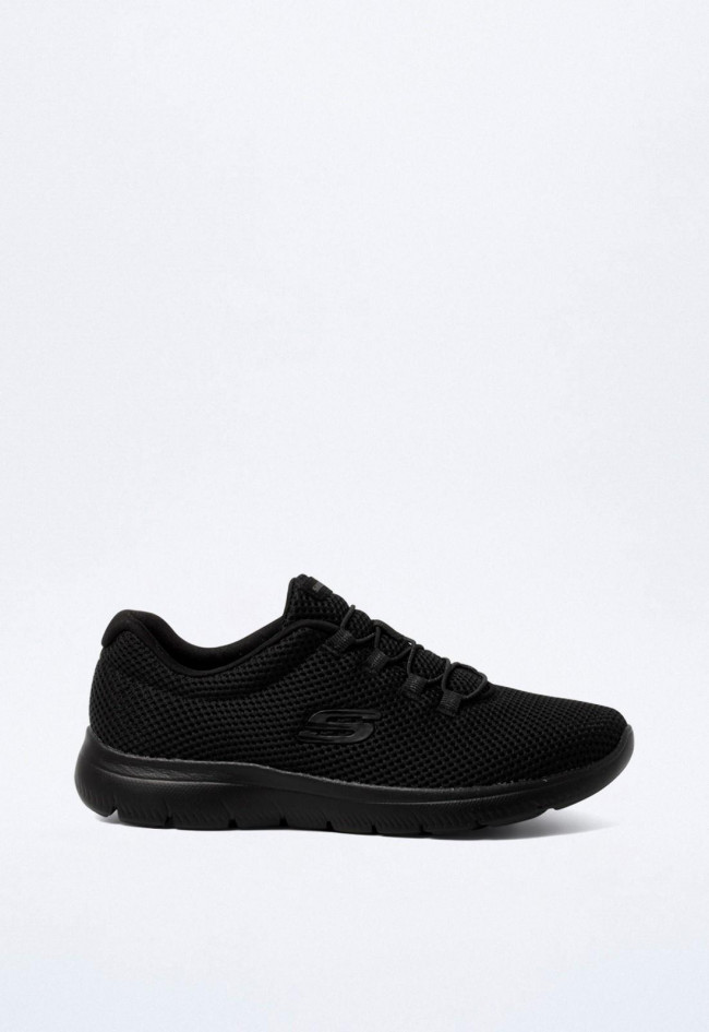 Deportivo de mujer negro Skechers SUMMITS 12985