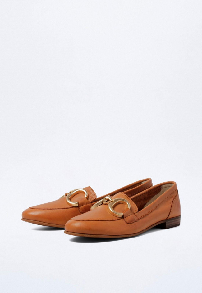 Zapato de piel de mujer cuero Top 3 23323