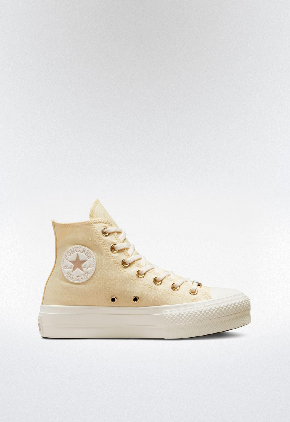 Ardiente Scully Disponible Deportivo de mujer beige Converse chuck taylor all star lift