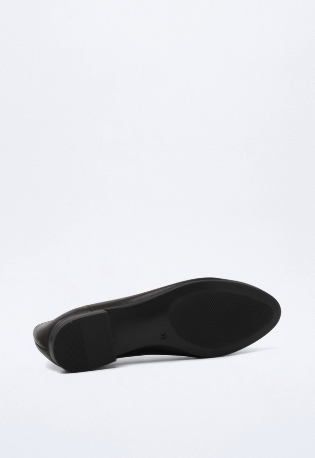 Zapato bailarina de mujer negro VAS 7602