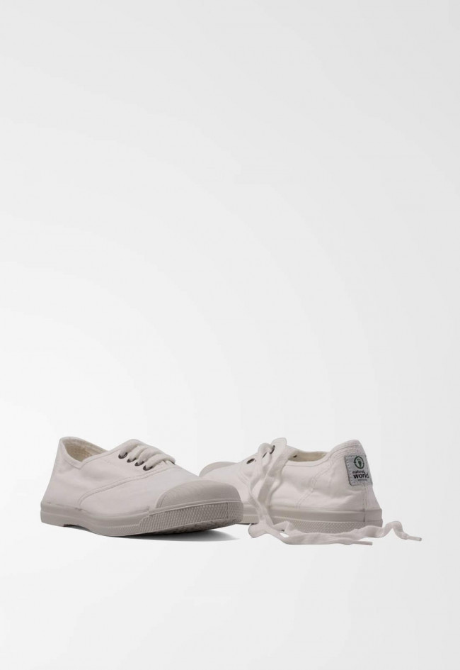 Zapatillas de mujer blanco Natural World 102