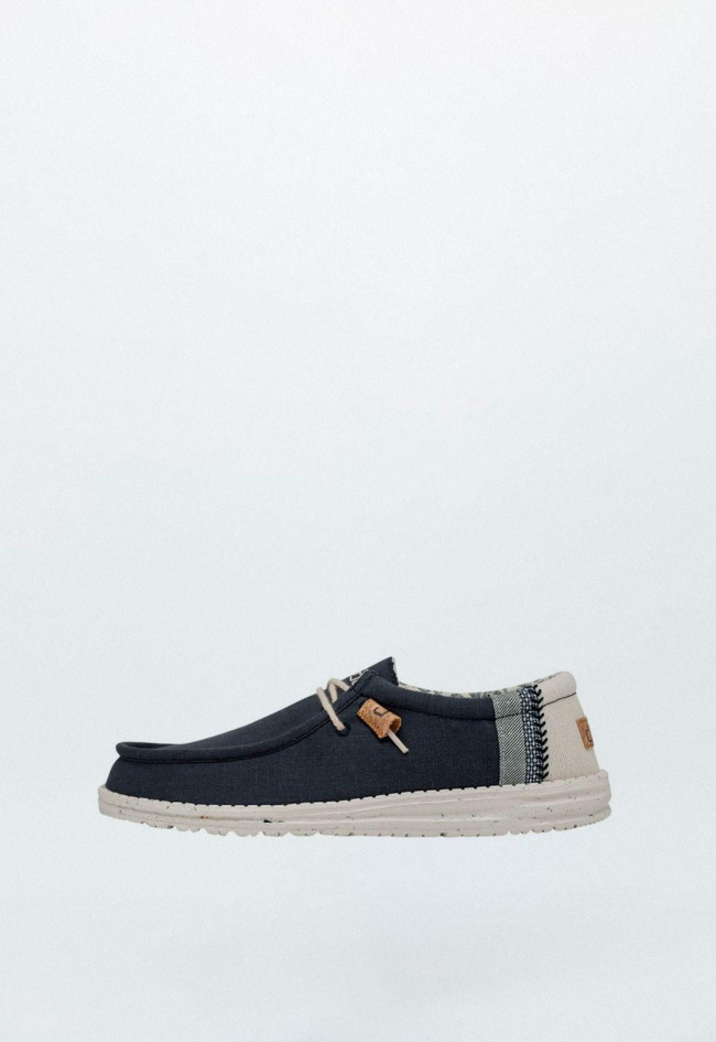 Zapatillas de hombre marino Dude wally linen natural