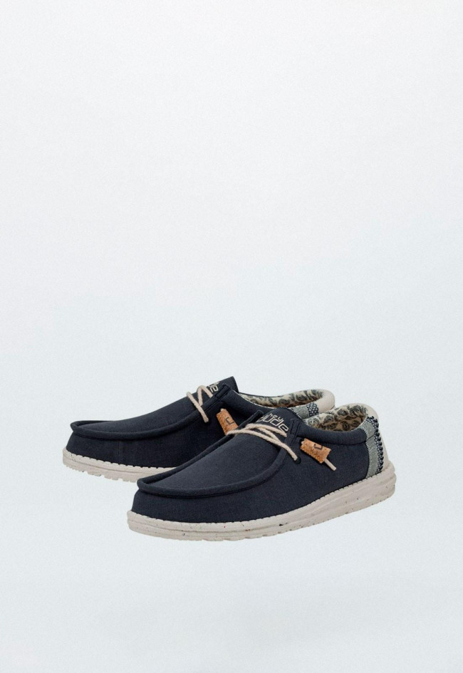 Zapatillas de hombre marino Dude wally linen natural