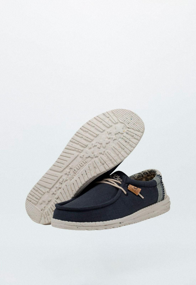 Zapatillas de hombre marino Dude wally linen natural