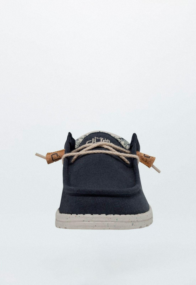 Zapatillas de hombre marino Dude wally linen natural