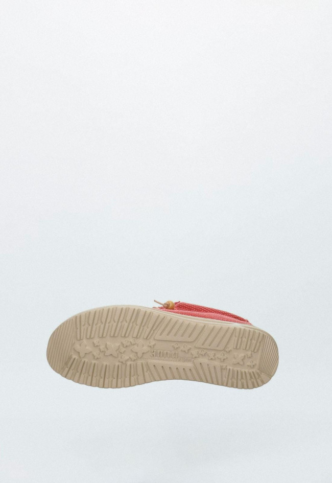 Zapatillas de hombre rojo Dude wally braided