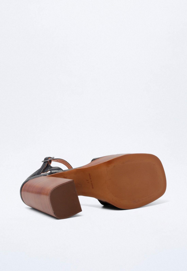 Sandalia de mujer negro GLO 9304
