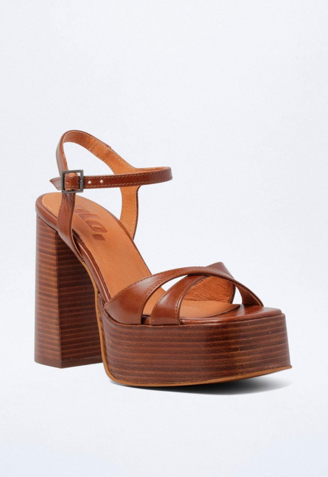 Sandalia de mujer cuero GLO 9304