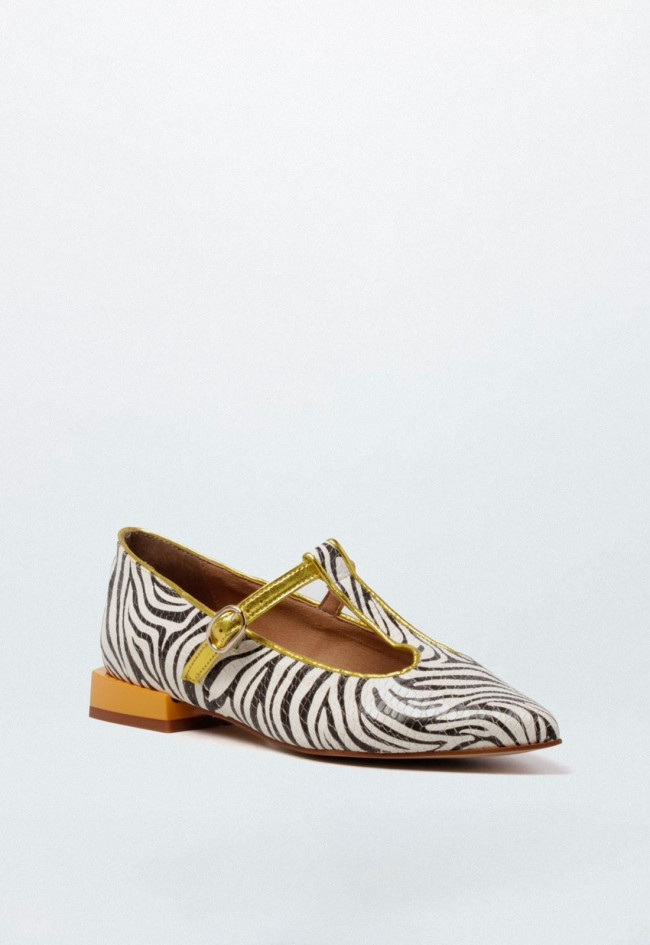 Zapato de mujer cebra Glo betty
