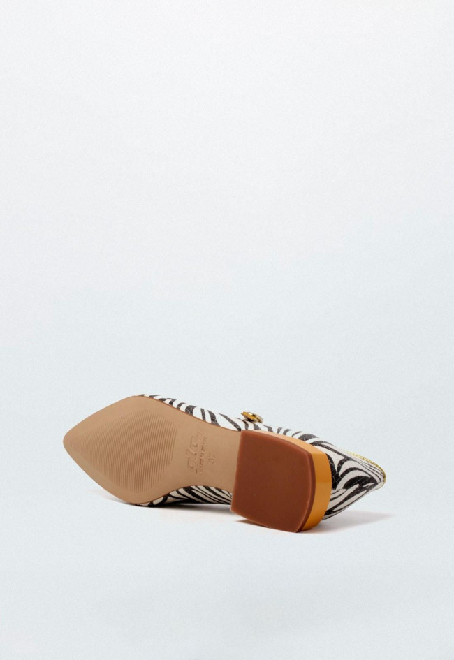 Zapato de mujer cebra Glo betty