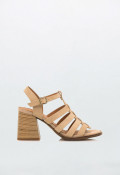 Sandalia de mujer arena Mustang 50550