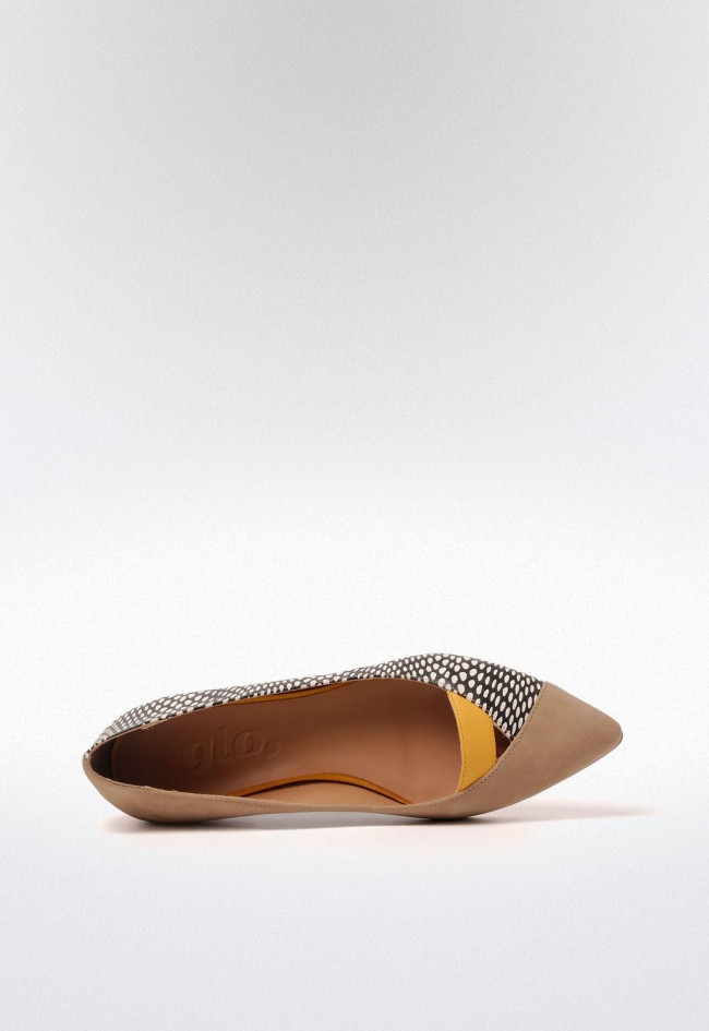 Zapato de mujer beige Glo andrea