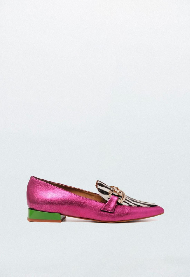 Zapato de mujer fucsia Glo mickey