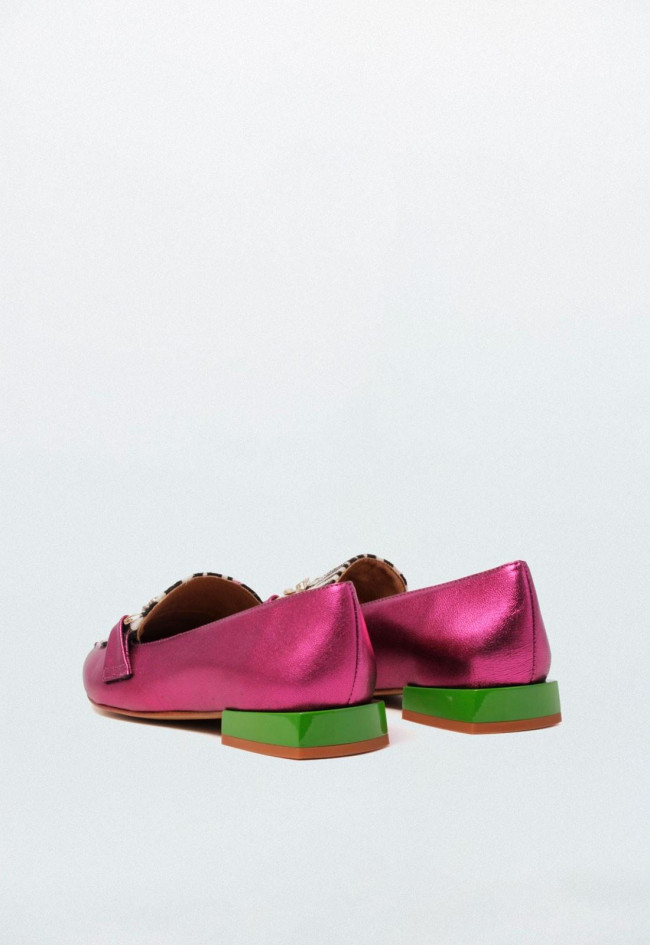 Zapato de mujer fucsia Glo mickey