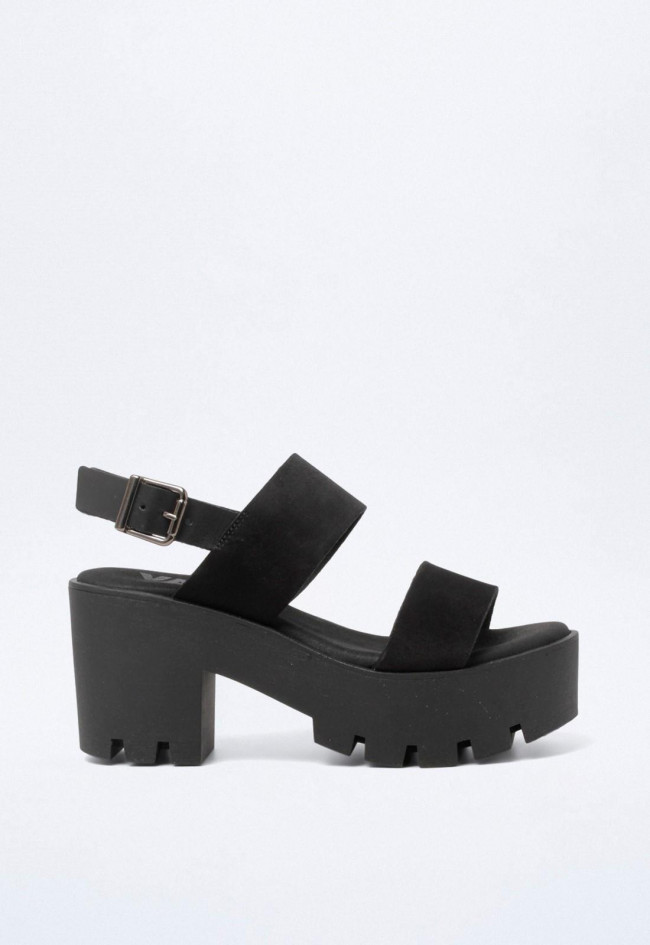 Sandalia de mujer negro VAS v2332