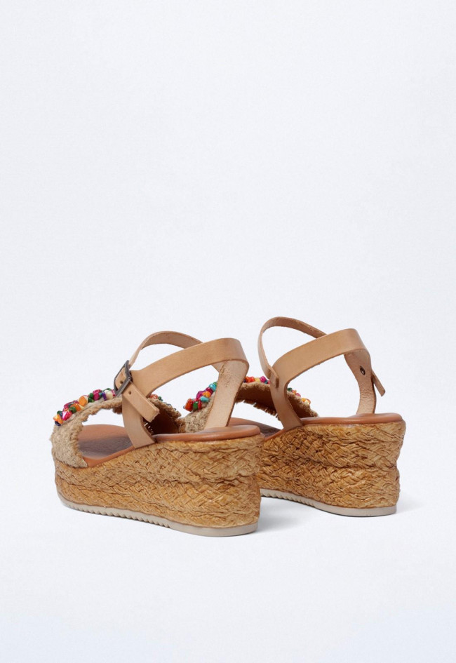 Sandalia de mujer natural VAS v2847