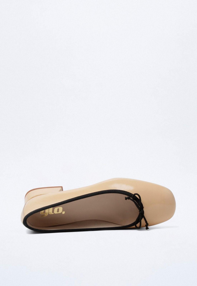 Zapato manoletina de mujer nudé  vieli