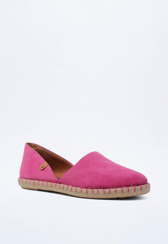 Alpargata de mujer fucsia Verbenas carmen