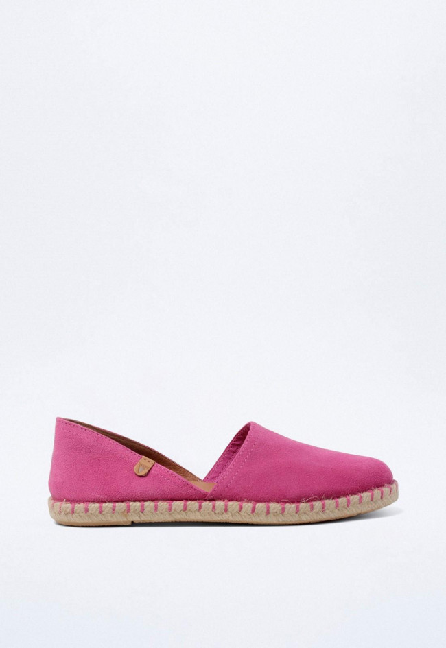 Alpargata de mujer fucsia Verbenas carmen