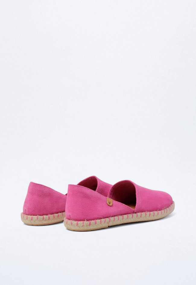 Alpargata de mujer fucsia Verbenas carmen