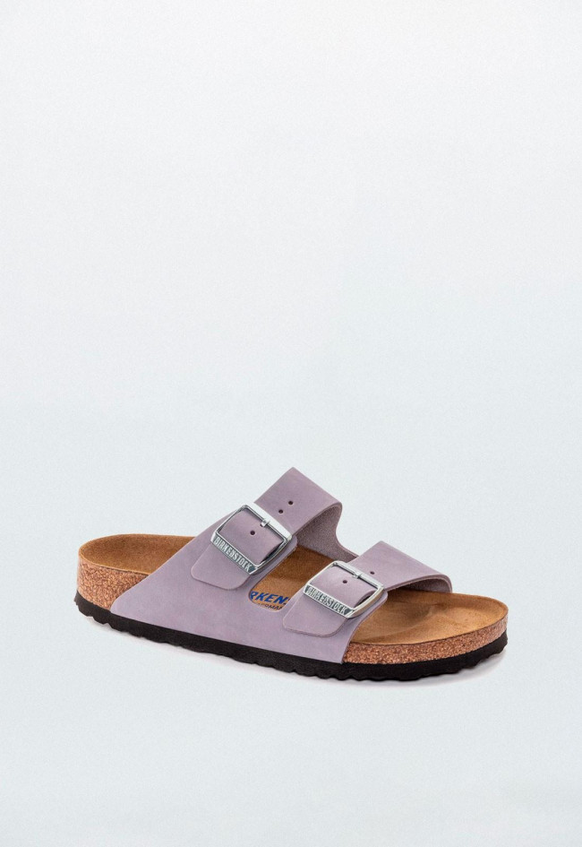 Sandalia de mujer lila Birkenstock arizona sfb nu