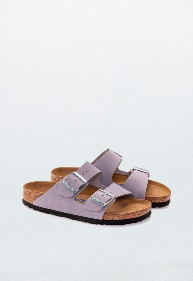 Sandalia de mujer lila Birkenstock arizona sfb nu