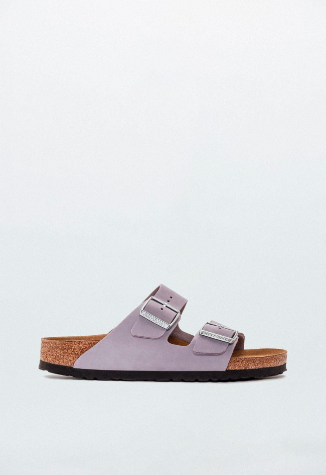 Sandalia de mujer lila Birkenstock arizona sfb nu