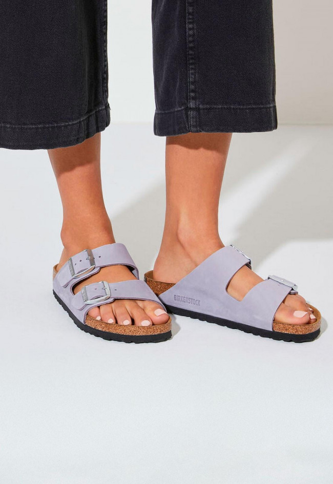 Sandalia de mujer lila Birkenstock arizona sfb nu
