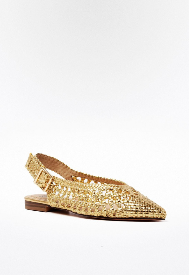 Zapato de mujer oro Why Pink? m3176