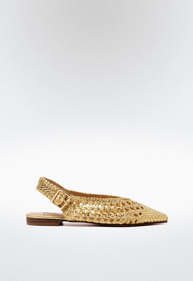 Zapato de mujer oro Why Pink? m3176