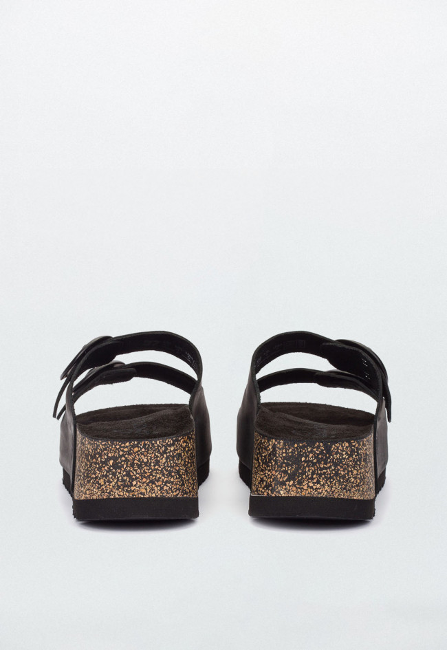 Sandalia de plataforma Velez 003 negro