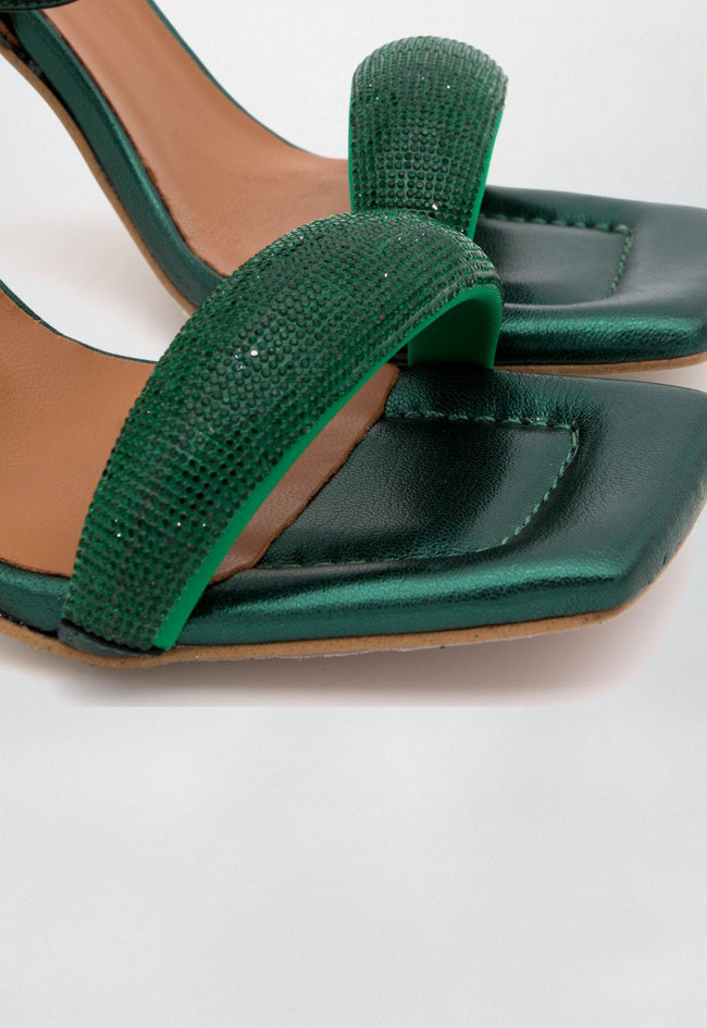CAROLE GEM - Sandalia de vestir con cristales brillantes y