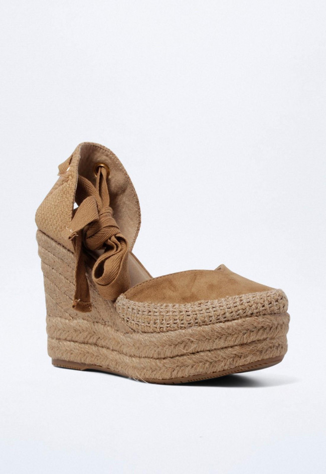 Alpargata de mujer camel Why Pink? m3350