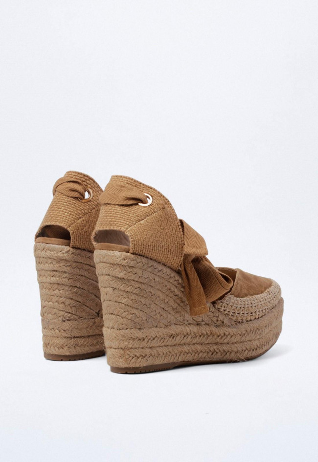 Alpargata de mujer camel Why Pink? m3350