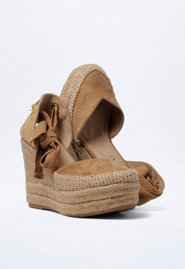 Alpargata de mujer camel Why Pink? m3350