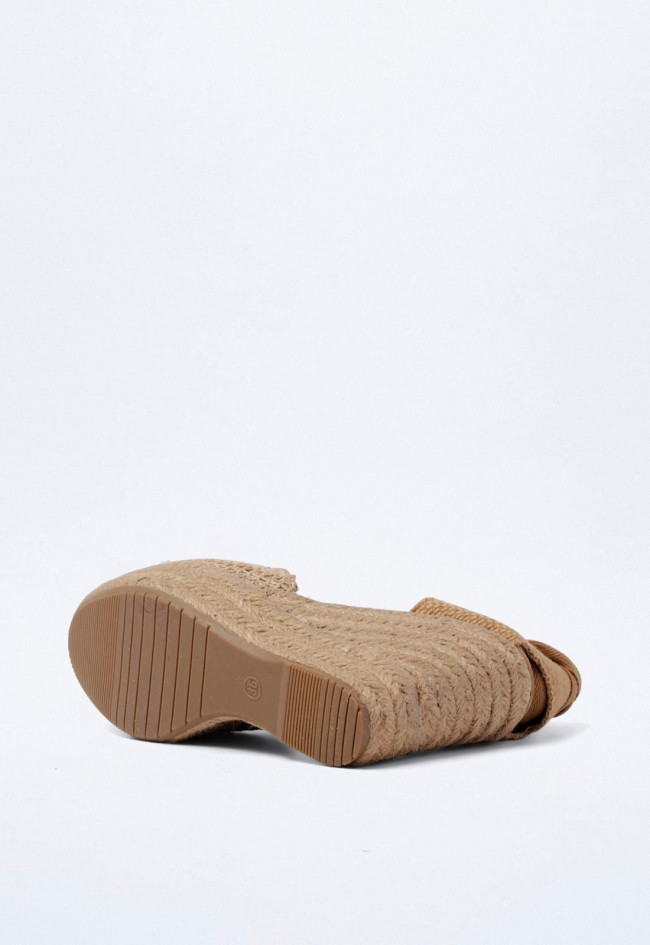 Alpargata de mujer camel Why Pink? m3350