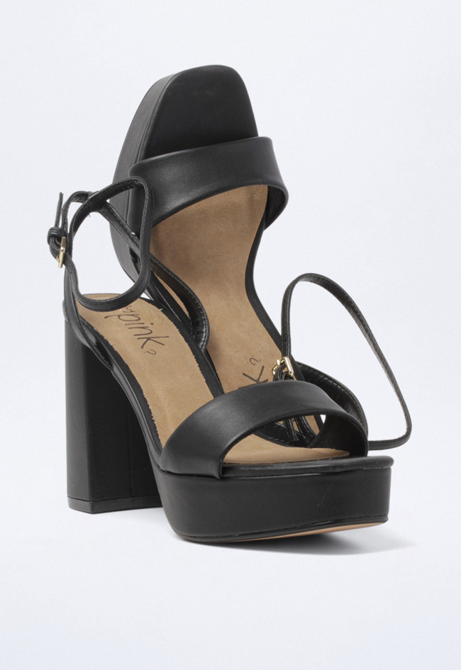 Sandalia de mujer negro Why Pink? m3240