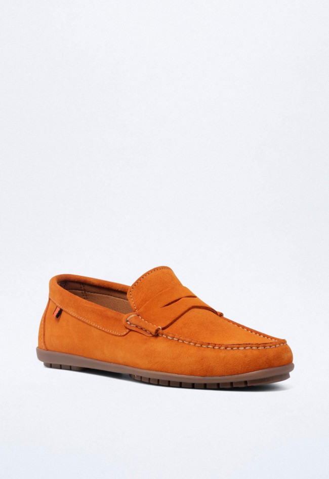 Zapato de hombre naranja Benson 80102