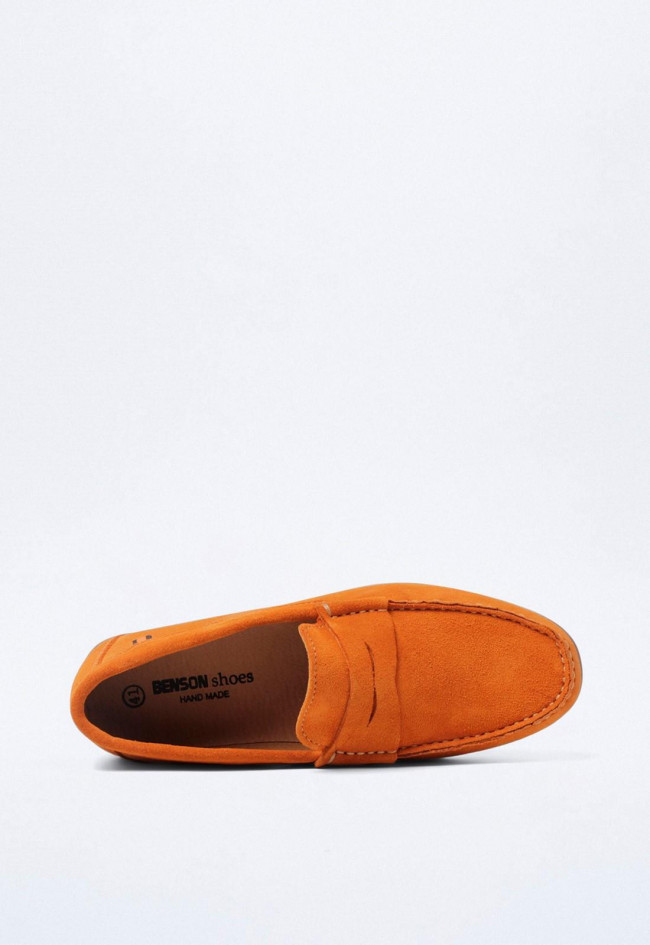 Zapato de hombre naranja Benson 80102