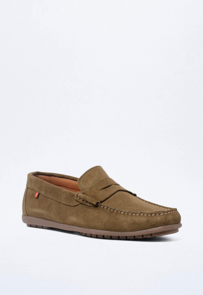 Zapato de hombre verde Benson 80102