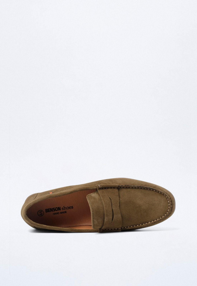 Zapato de hombre verde Benson 80102