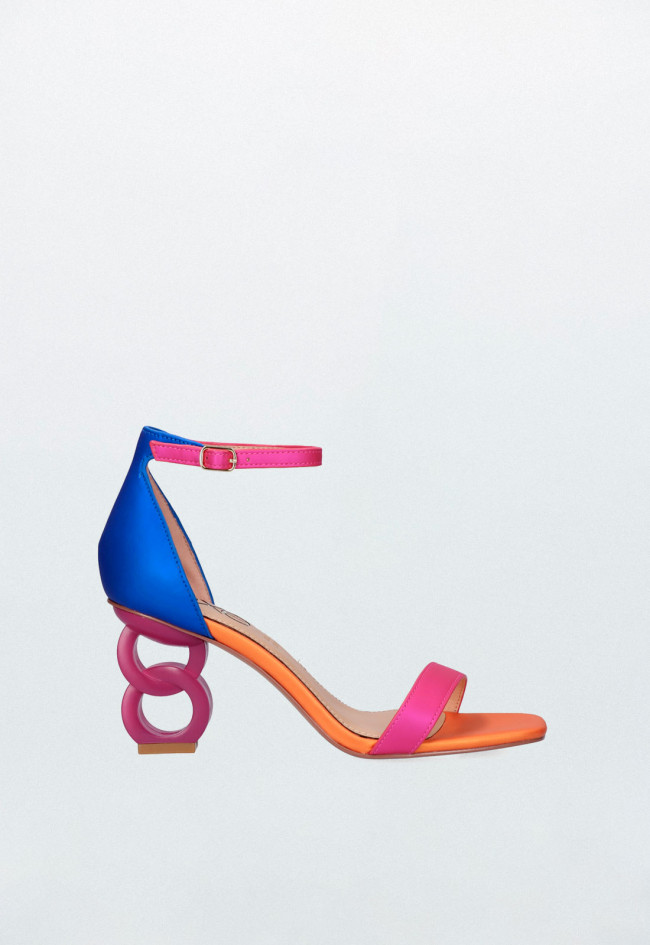 Sandalia de mujer multicolor EXE lilian-055