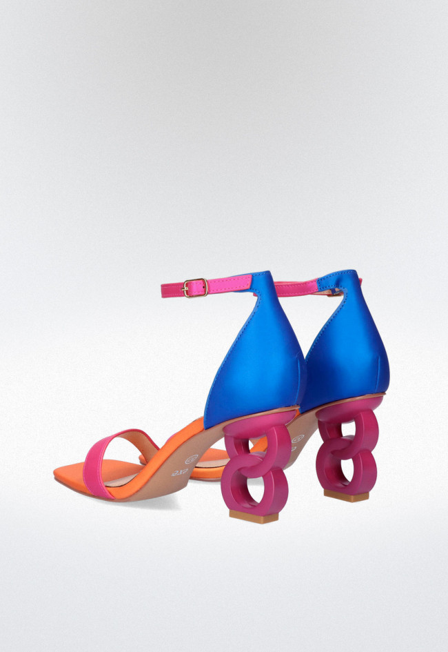 Sandalia de mujer multicolor EXE lilian-055