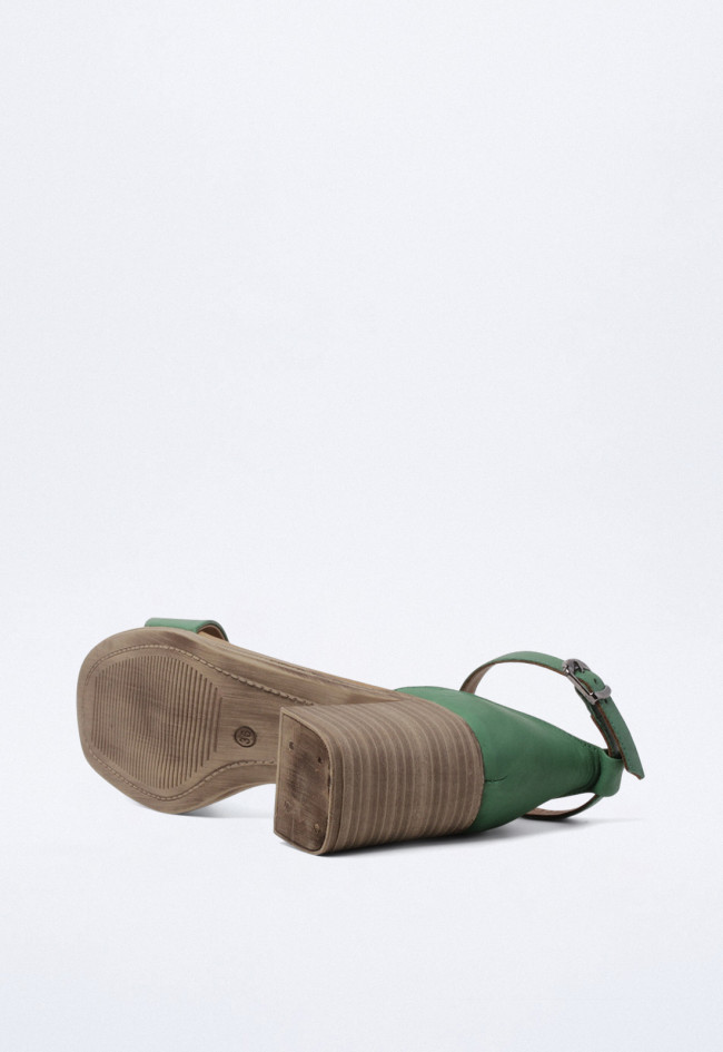 Sandalia de mujer verde VAS g220 a303