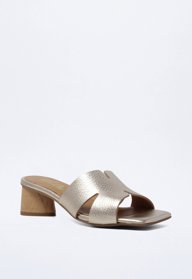 Sandalia de mujer oro Glo 27932